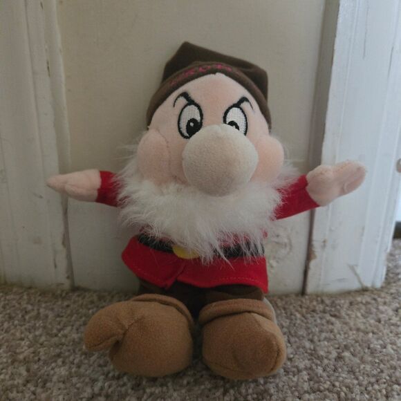 Disney Grumpy Plush Stuffed Animal 9 inch - Picture 1 of 5
